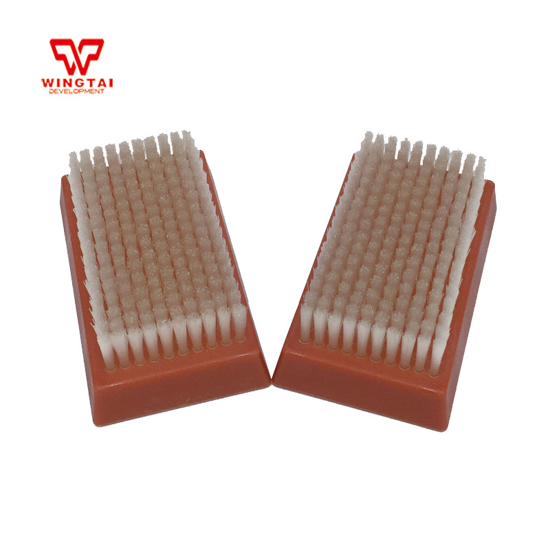 RECYL nylon wash brush, nylon wash brush with plastic handle for cleaning photosensitive resin, rubber and other soft plates